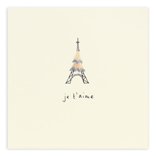 (120)PSCVEI-Ruth Jackson-Valentine'S Eiffel-Card-