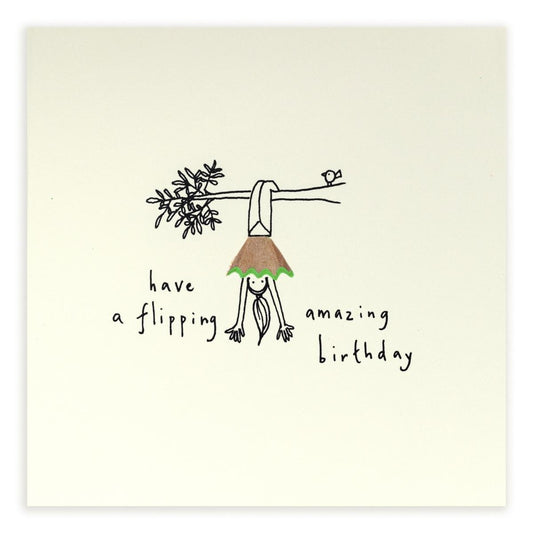 (241)PSC-BFG-Ruth Jackson-Birthday Flipping Girl-Card-