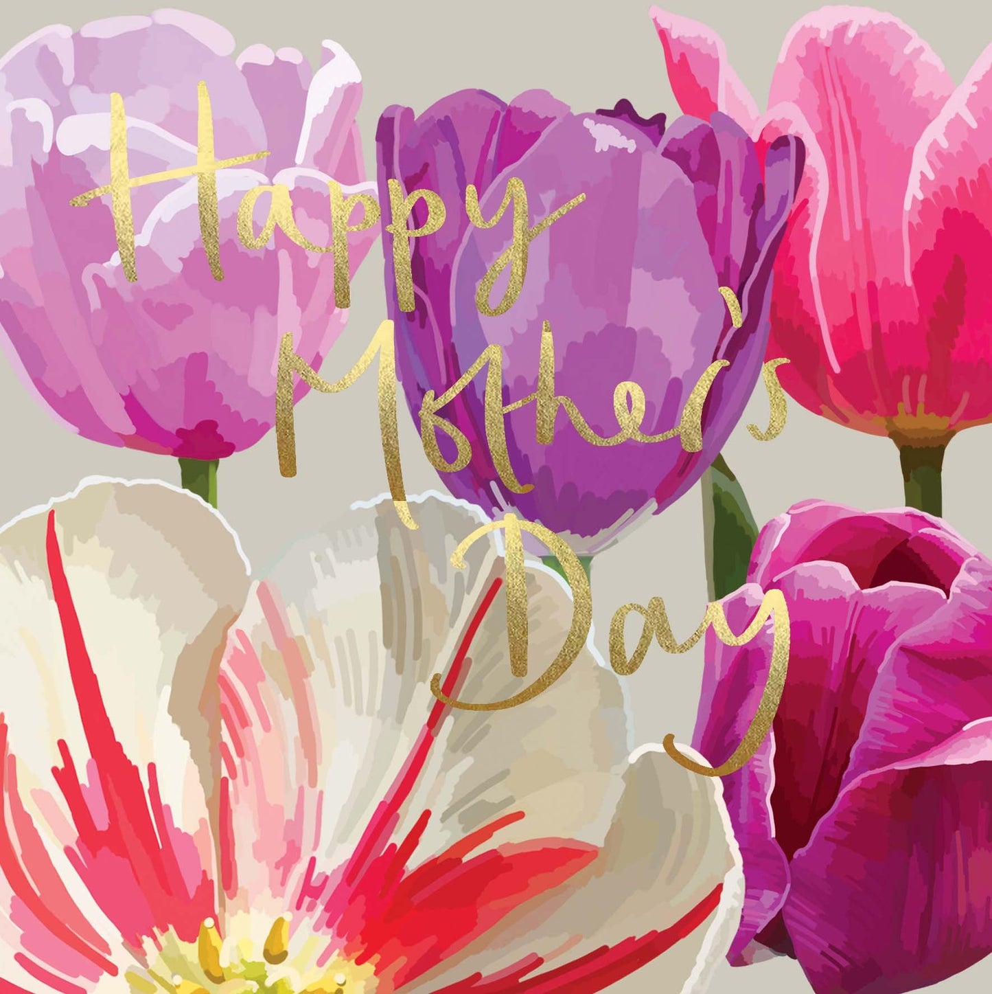 BG114-Sarah Kelleher-Happy Mother'S Day Tulips-Card-