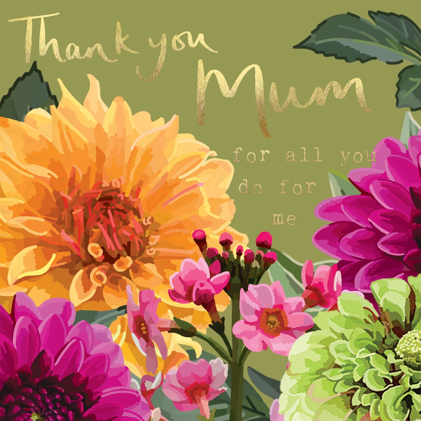 BG130-Sarah Kelleher-Thank You Mum Dahlias-Card-
