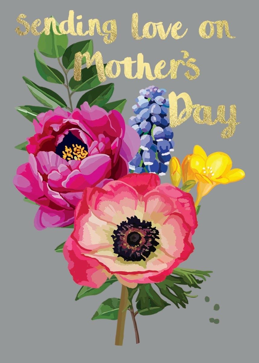 FF059H-Sarah Kelleher-Sending Love On Mother'S Day-Card-