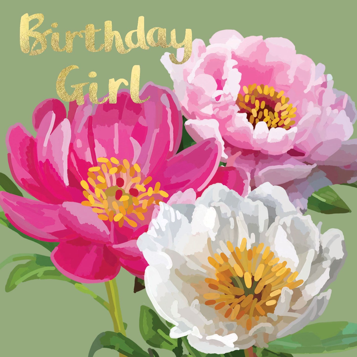 PN004-Sarah Kelleher-Birthday Girl Peonies-Card-Peonies