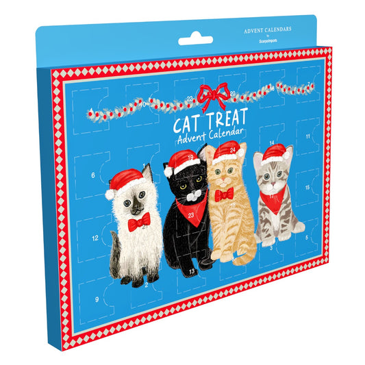 7782-Scarpa-Festive Cats Pet Treat Calendar-Xmas Calendar-Apple & Clover