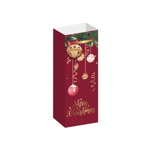 BBX5420-Scarpa-Hanging Ornaments Bottle Bag 355X85X130Mm-Xmas Gift Bag-