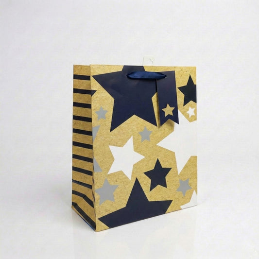 BM7348-Scarpa-Stars And Stripes Medium Gift Bag 330X140X265Mm-Gift Bag-