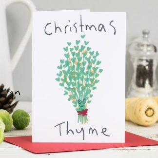 JOC0488-Scarpa Cards-Christmas Thyme Christmas Card-Xmas Card-Jo Clark