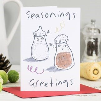 JOC0491-Scarpa Cards-Seasonings Greetings Card-Xmas Card-Jo Clark