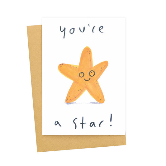 JOC0535-Scarpa Cards-You'Re A Star-Card-Jo Clark