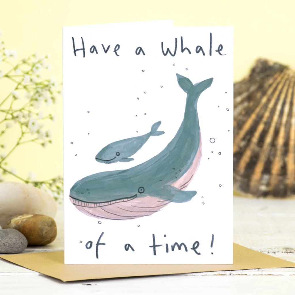 JOC0536-Scarpa Cards-Whale Of A Time-Card-Jo Clark