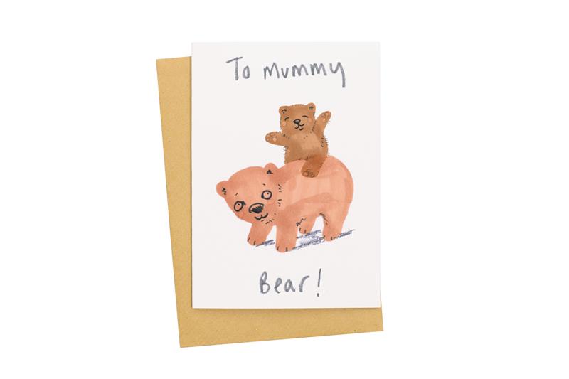 JOC0573-Scarpa Cards-To Mummy Bear-Card-Jo Clark
