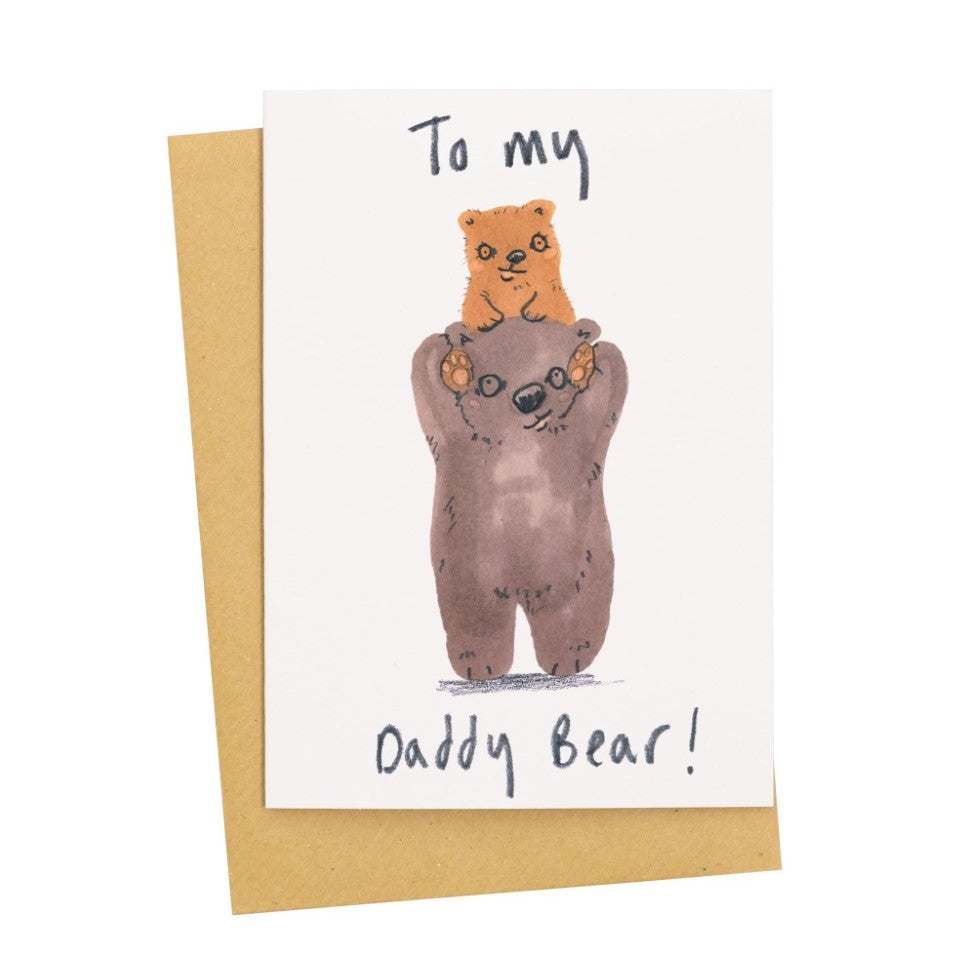 JOC0574-Scarpa Cards-Daddy Bear-Card-Jo Clark