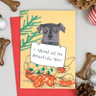 JOC0687-Scarpa Cards-Present Destroyer-Xmas Card-Jo Clark