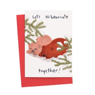 JOC0725-Scarpa Cards-Let�S Hibearnate Together-Xmas Card-Jo Clark