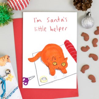 JOC0746-Scarpa Cards-I�M Santas Helper-Xmas Card-Jo Clark
