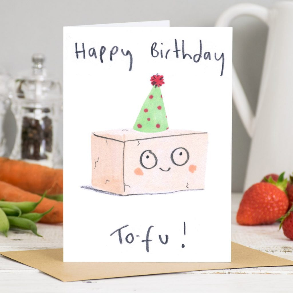 JOC0871-Scarpa Cards-Happy Birthday Tofu-Card-Jo Clark