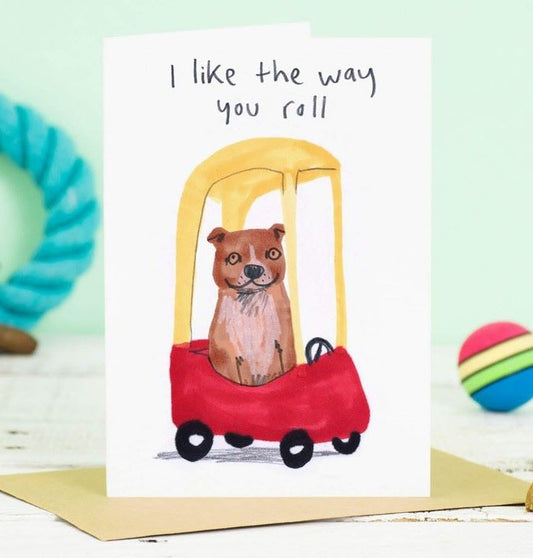JOC0930-Scarpa Cards-I Like The Way You Roll-Card-Jo Clark