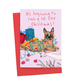JOC0951-Scarpa Cards-It�S Beginning To Look A Lot Like Christmas-Xmas Card-Jo Clark