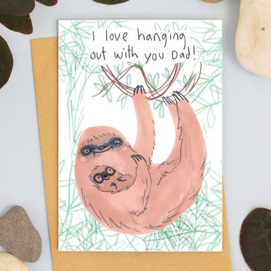JOC1095-Scarpa Cards-Love Hanging With You Dad-Card-Jo Clark