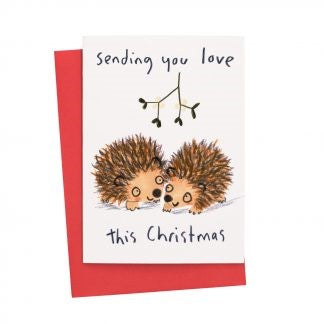 JOCHX008-Scarpa Cards-Sending Love This Christmas-Xmas Card-Jo Clark