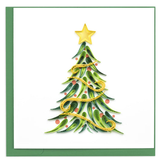 HD6027SN-Second Nature-Tree-Xmas Card-Quilling Card Collection