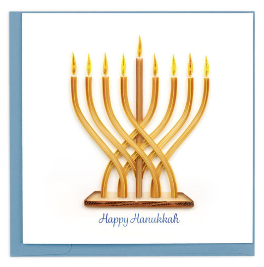 HD6029SN-Second Nature-Hanukkah-Xmas Card-Quilling Card Collection