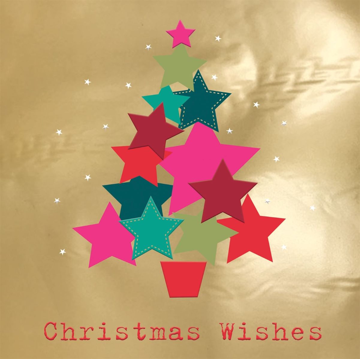 XCR046-Second Nature-Star Tree-Xmas Card Pack-Crisis Charity Range