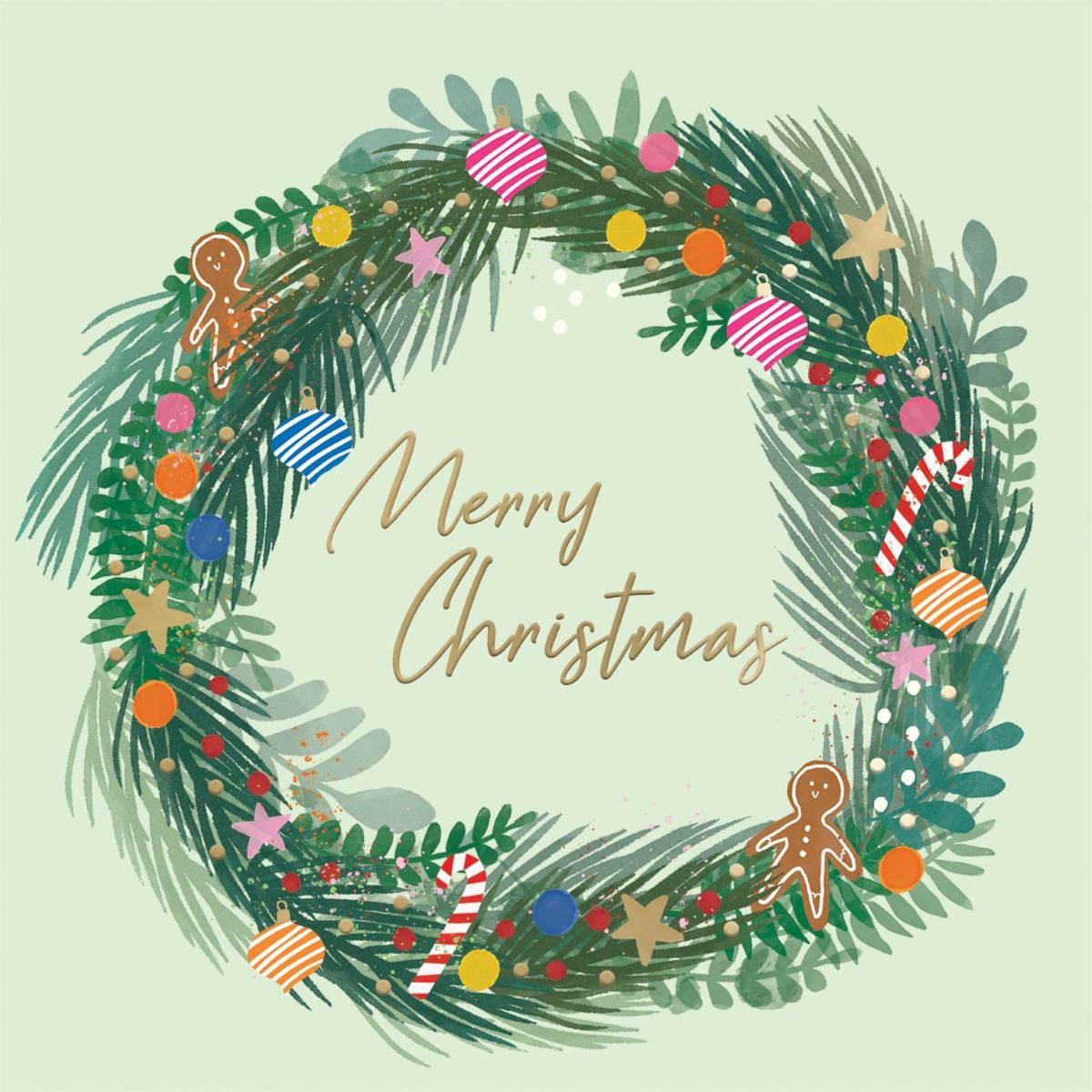 XCR047-Second Nature-Wreath-Xmas Card Pack-Crisis Charity Range