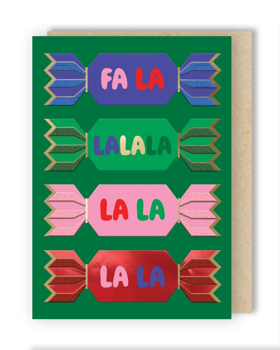 XFF006-Second Nature-Crackers-Xmas Card Pack-Fir & Felt