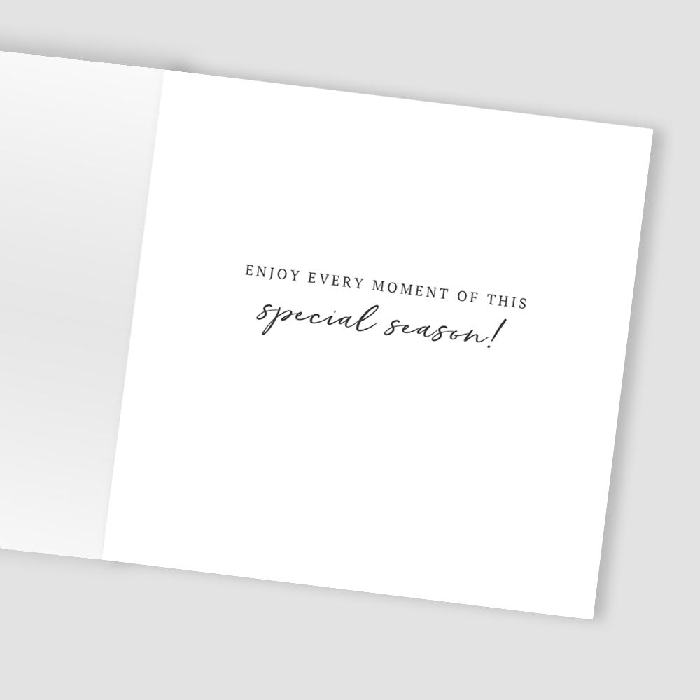 XLSB101-Second Nature-Santa & Animals 6Pk-Xmas Card Pack-Sparkle