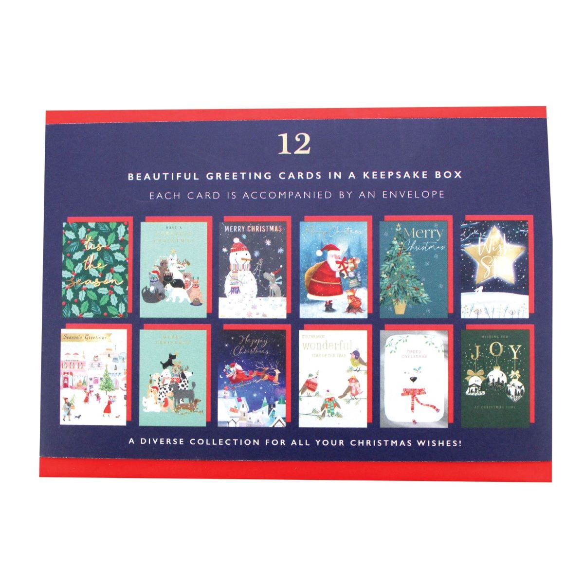 XMB001-Second Nature-Multicard Selection Box-Xmas Card Pack-