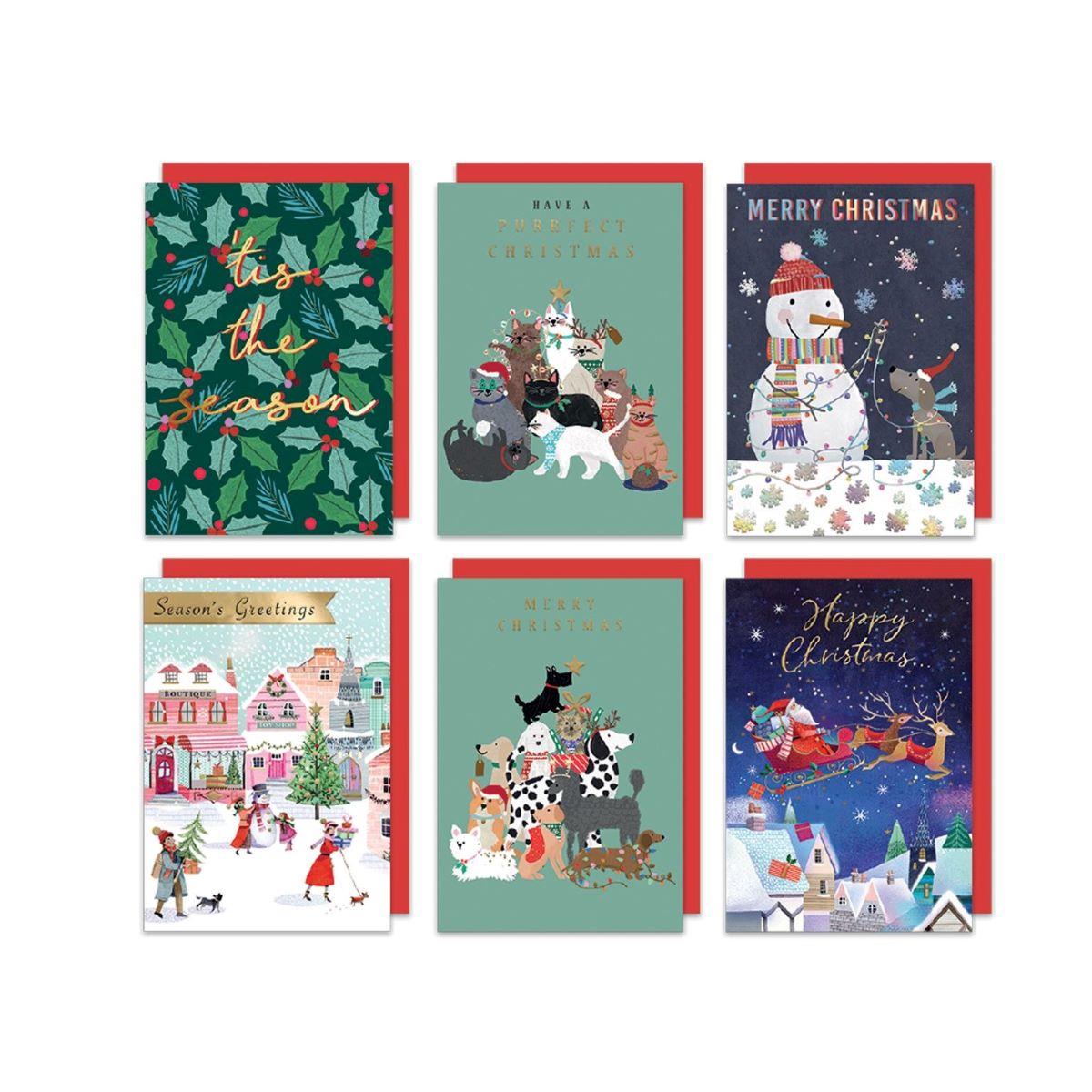 XMB001-Second Nature-Multicard Selection Box-Xmas Card Pack-