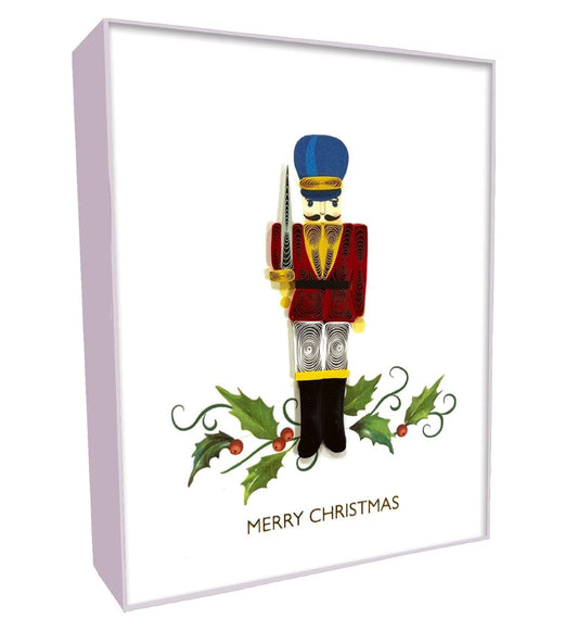 XQLSB004-Second Nature-Soldier-Xmas Card Pack-Quilling Boxed Cards