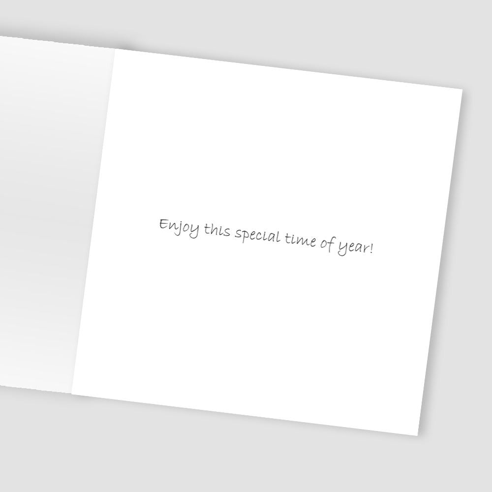 XSA026-Second Nature-Season'S Greetings Tree-Xmas Card Pack-Hospice Uk Charity Range