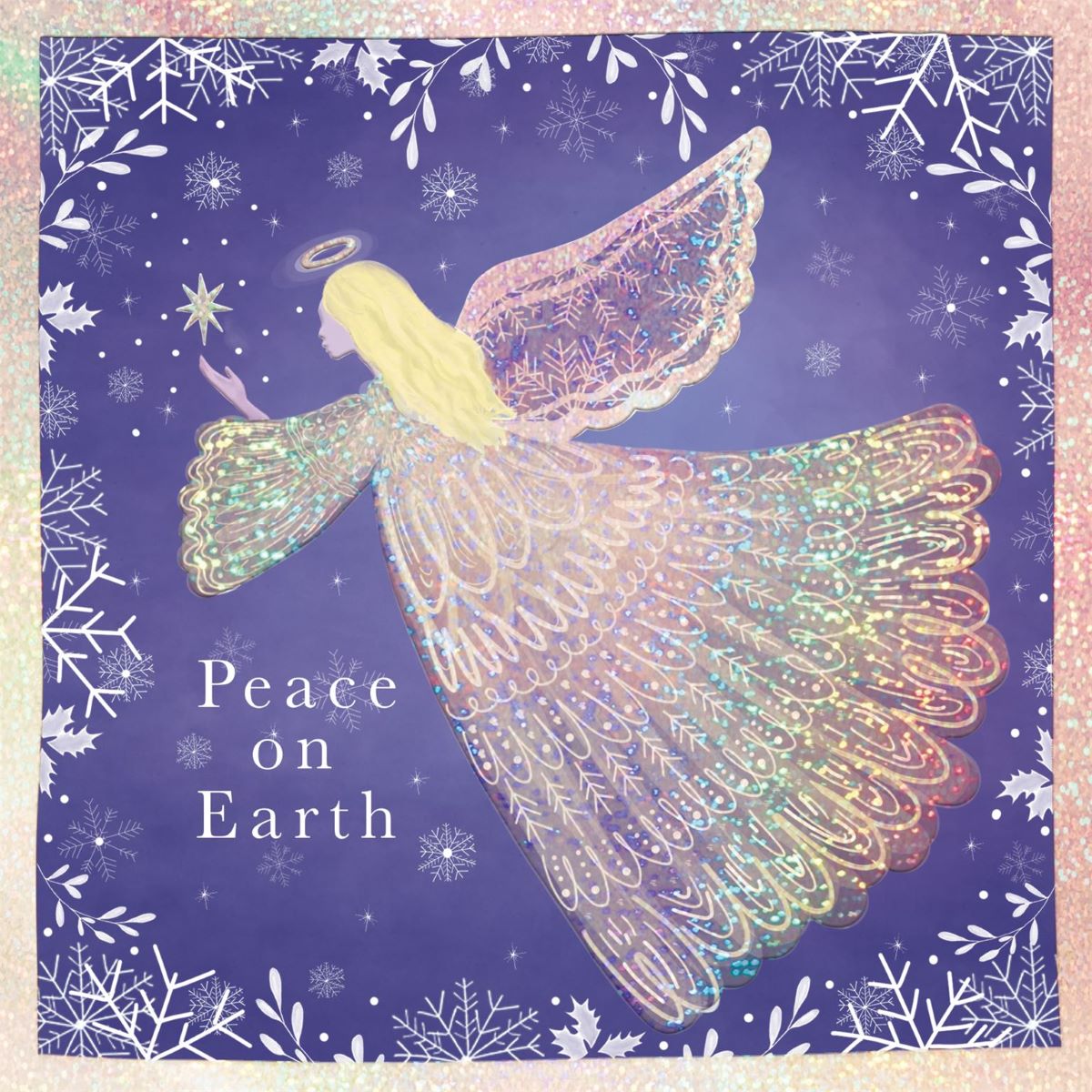 XSA028-Second Nature-Angel-Xmas Card Pack-Hospice Uk Charity Range