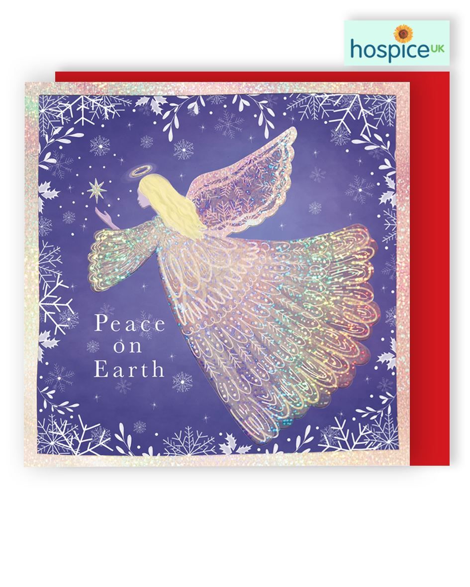 XSA028-Second Nature-Angel-Xmas Card Pack-Hospice Uk Charity Range