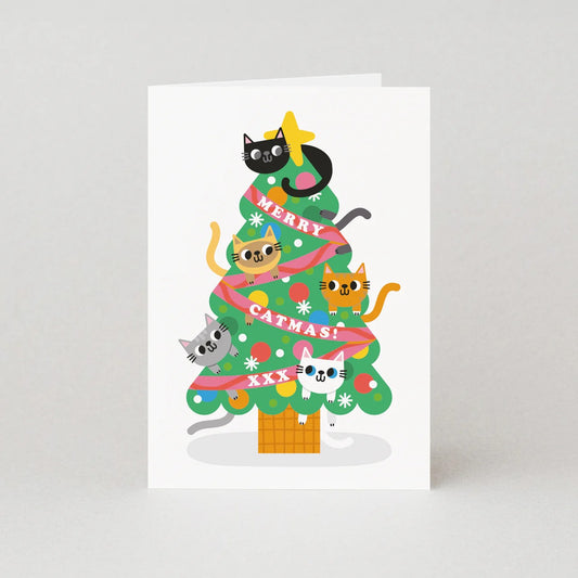 SB206-Studio Boketto-Catmas-Xmas Card-
