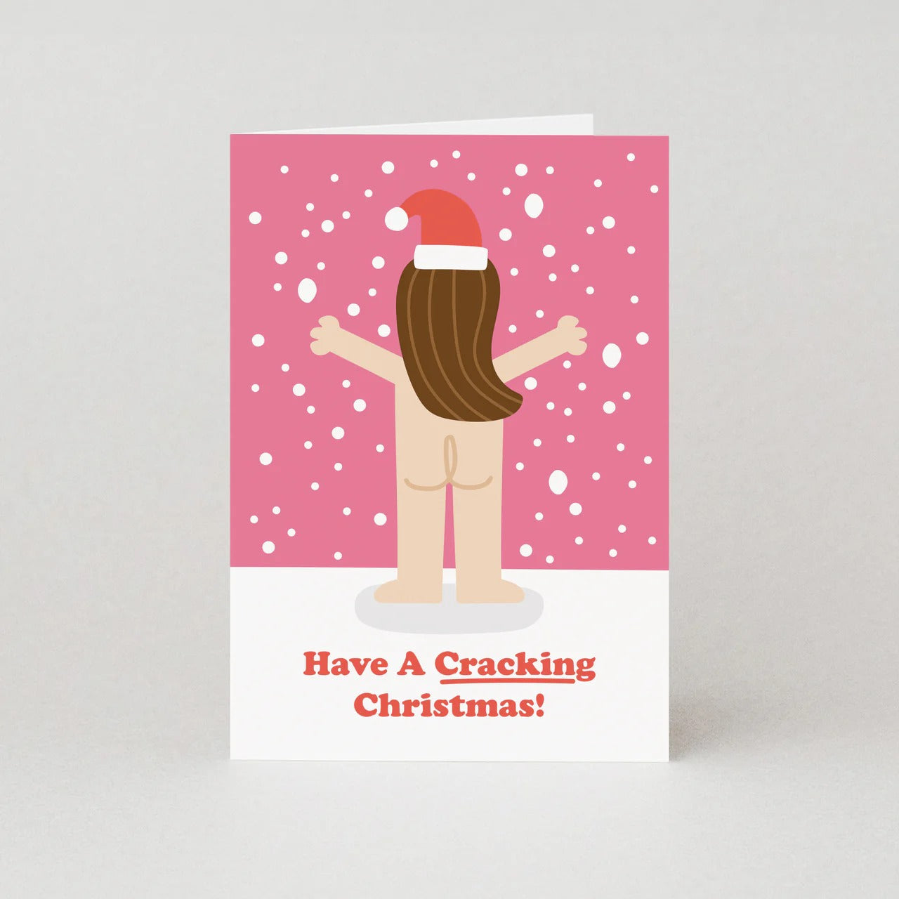 SB396-Studio Boketto-Cracking Girl-Xmas Card-