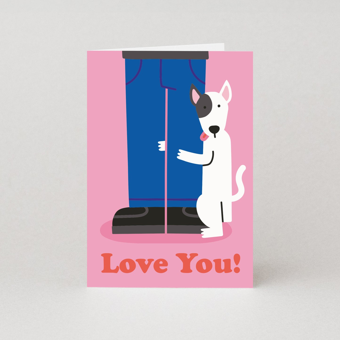 SB408-Studio Boketto-Dog Hump Leg-Card-
