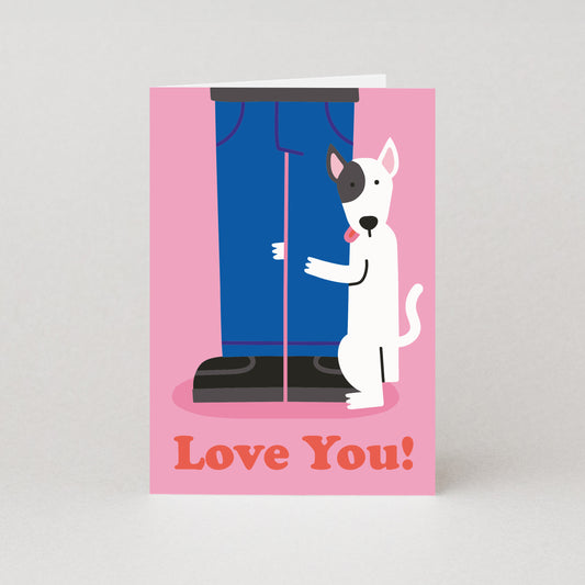 SB408-Studio Boketto-Dog Hump Leg-Card-