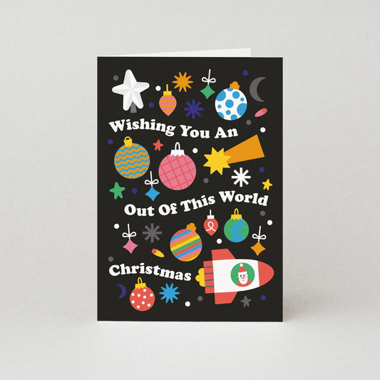 SB476-Studio Boketto-Out Of This Worls-Xmas Card-
