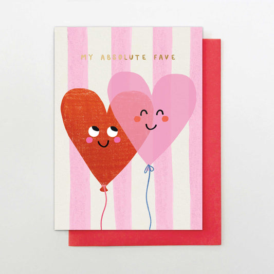 AB001-Stop The Clock-Heart Balloons-Card-Absolute Fave
