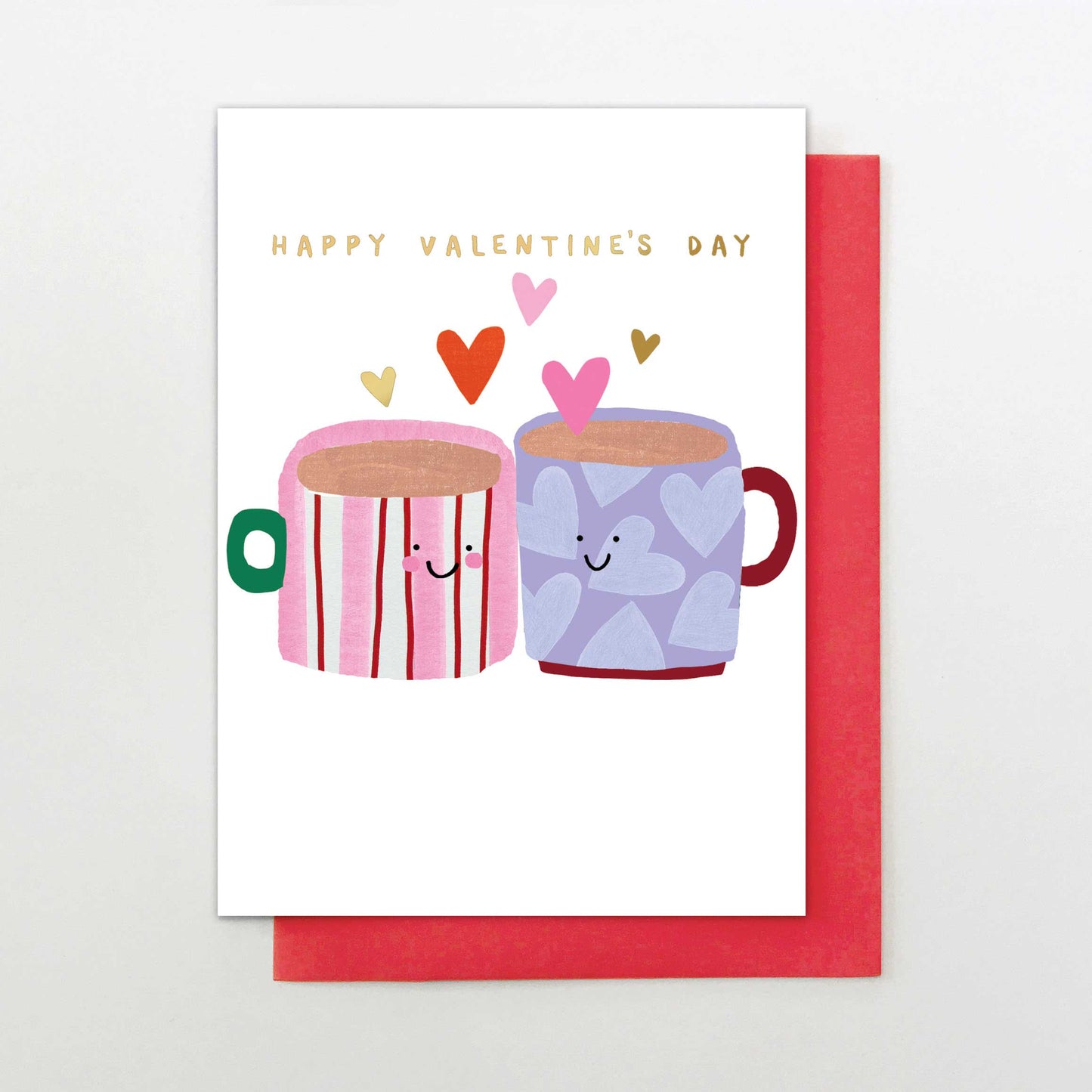 AB002-Stop The Clock-Mugs With Hearts-Card-Absolute Fave