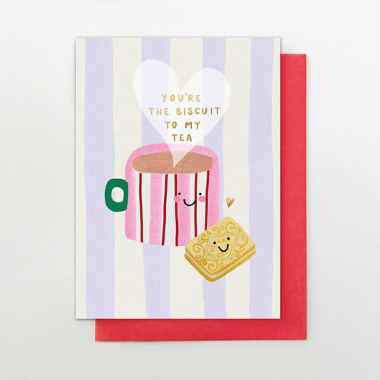 AB006-Stop The Clock-Biscuit To My Tea-Card-Absolute Fave