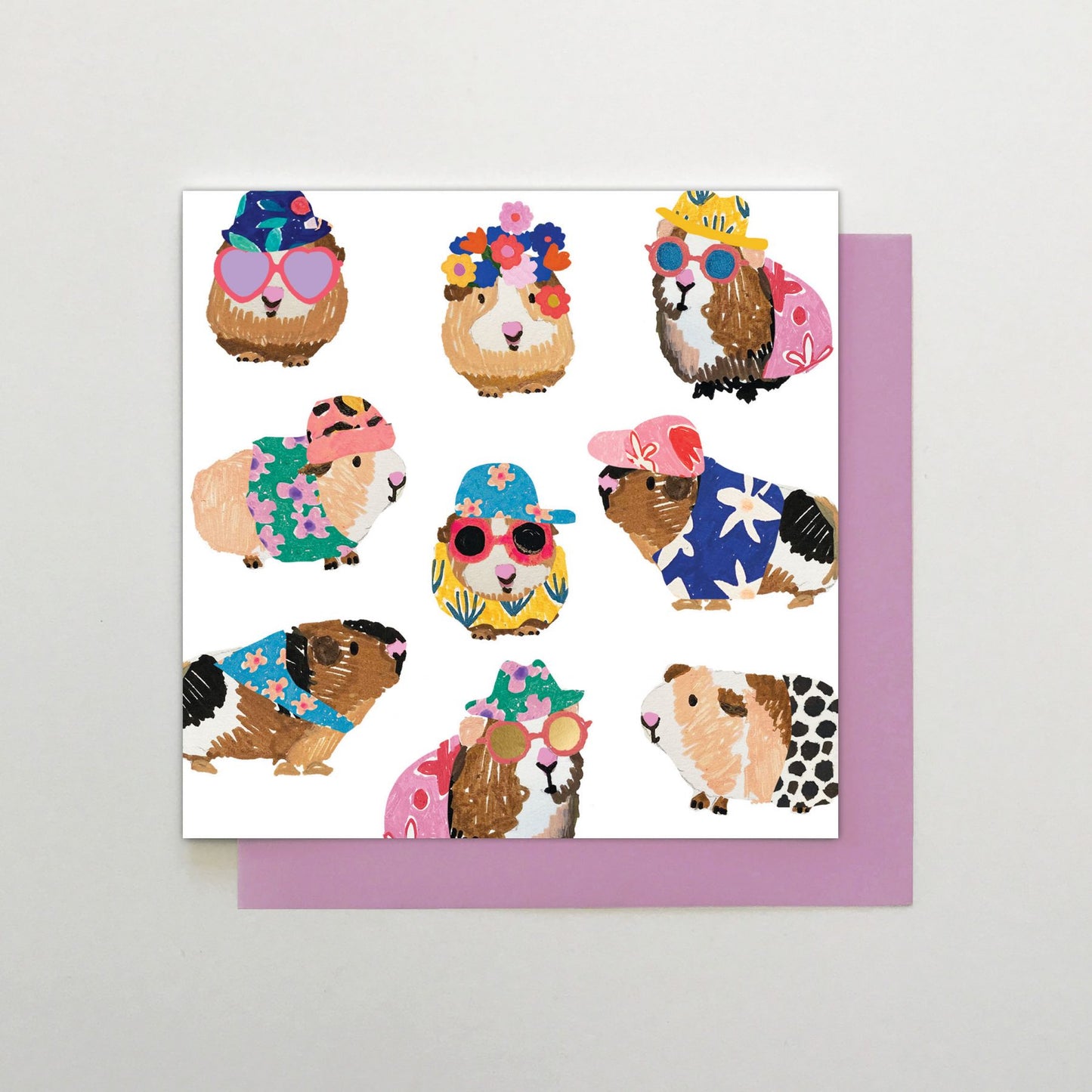 AC008-Stop The Clock-Card- Art Card Guinea Pigs-Card-Art Cards