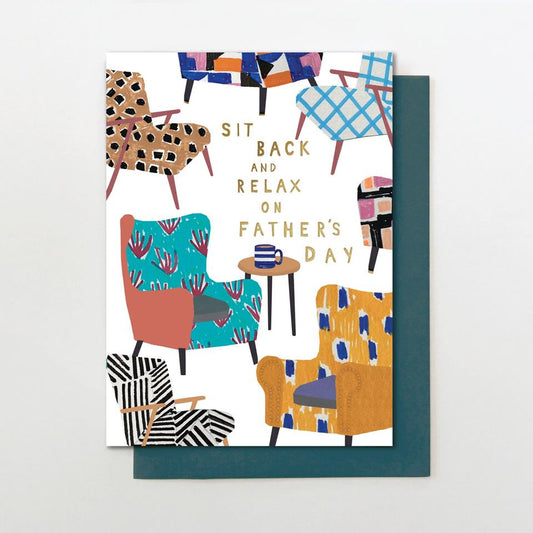 DAD005-Stop The Clock-Sit Back And Relax On Fathers Day-Card-
