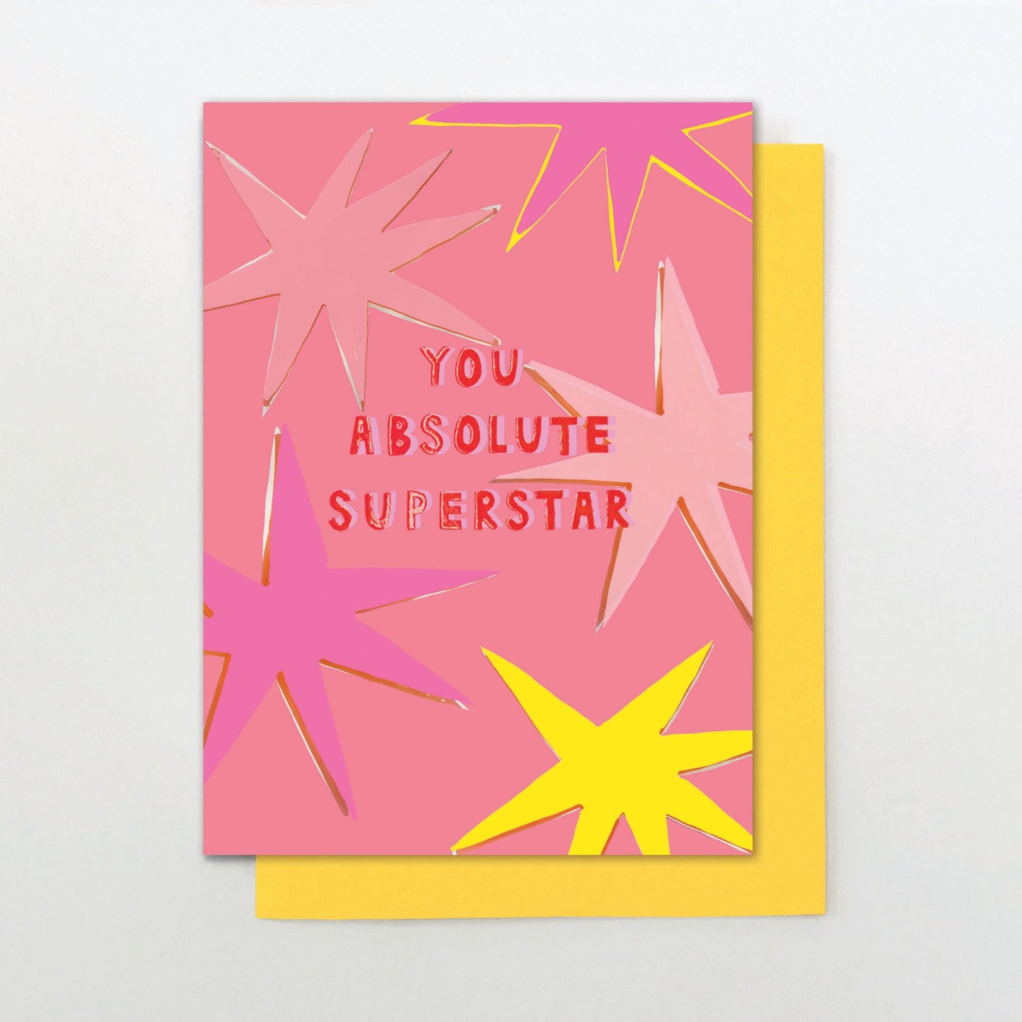 GDN008-Stop The Clock-Card- You Absolute Superstar-Card-Garden Brights