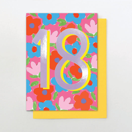 GDN009-Stop The Clock-18 Floral-Card-Garden Brights