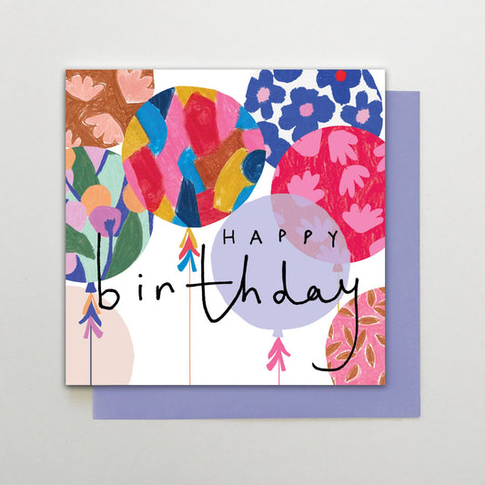 HA001-Stop The Clock-Birthday Balloons-Card-Happy Days