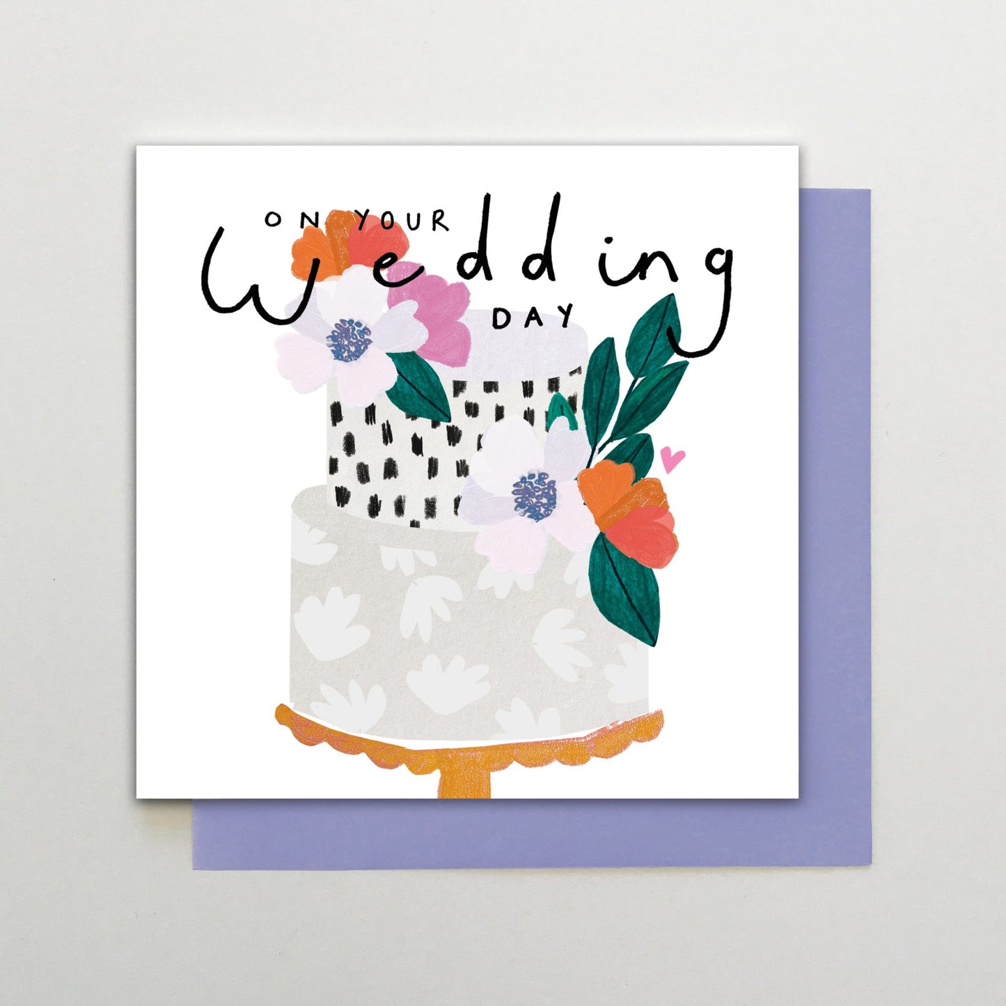 HA019-Stop The Clock-Card- Wedding Day Cake-Card-Happy Days