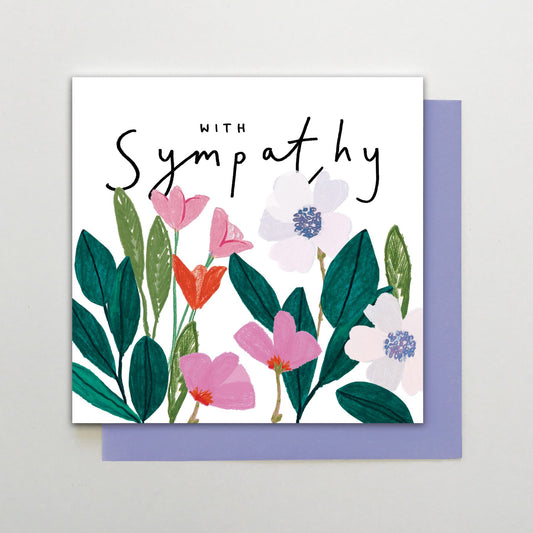 HA030-Stop The Clock-Card- Sympathy Flowers-Card-Happy Days